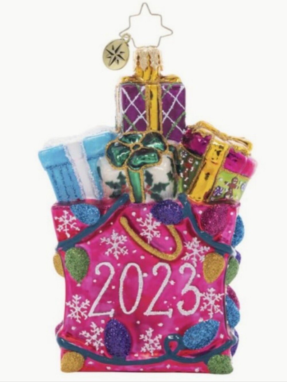 Christopher Radko No Time Like The Present 2023 Ornament